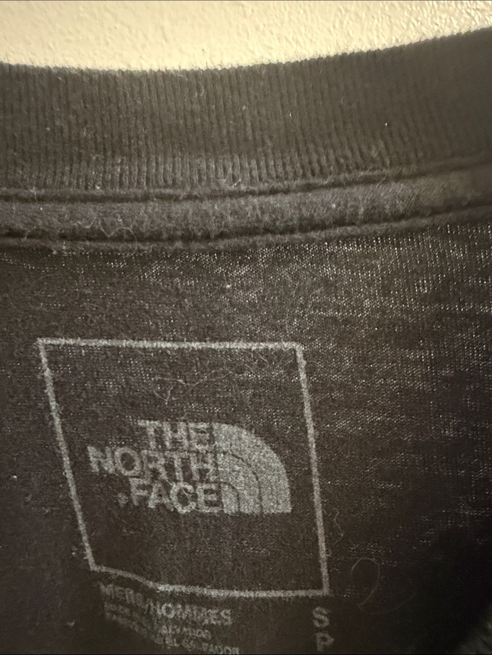 The North Face Black Long Sleeve Logo Shirt- MENS - Picture 5 of 5